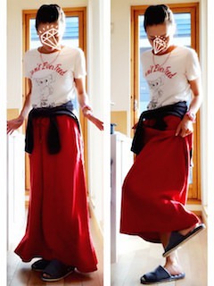 正確な ハウジング 押す 赤い スカート ロング Uzura Tamago Jp