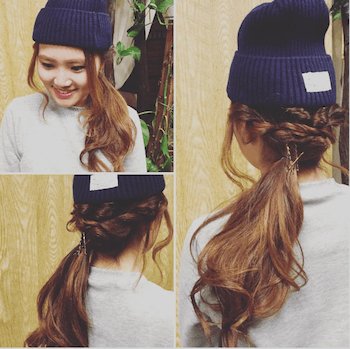 ニット帽に合う髪型を紹介 可愛いおしゃれなヘアアレンジの方法も紹介します Lady S Code Collection