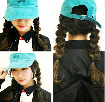 キャップに合う髪型 可愛いオシャレなヘアアレンジのやり方も紹介します Lady S Code Collection