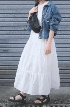 ティアードワンピースの重ね着コーデ おすすめのティアードワンピースを紹介 Lady S Code Collection