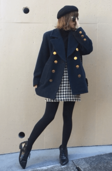 秋冬のpコートのレディースのコーデを画像で紹介 着こなしのポイントは レディースコーデコレクション