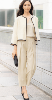 入学式のママコーデ35選 服装の選び方や人気のスーツを紹介 レディースコーデコレクション