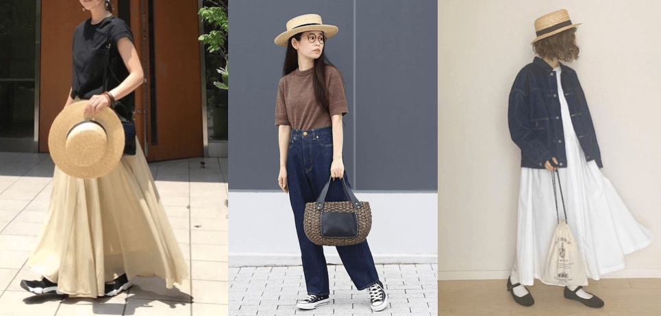 カンカン帽のレディースコーデ21 大人の合わせ方とおすすめのカンカン帽を紹介 レディースコーデコレクション