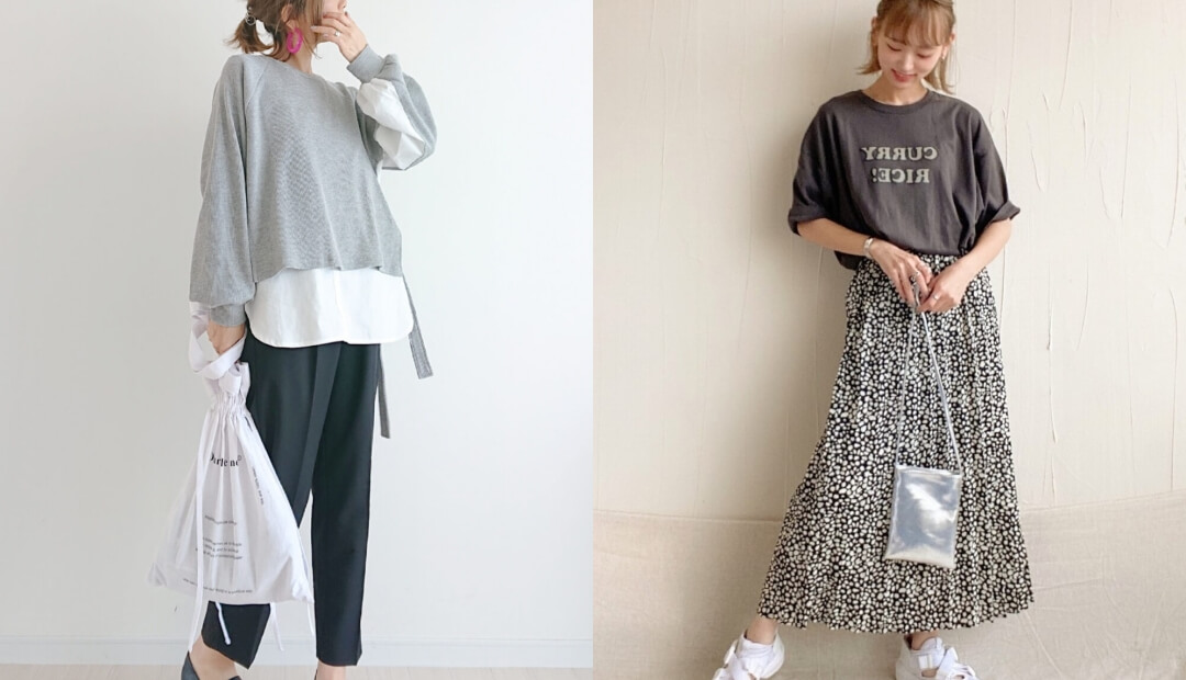 Tシャツ グレー のレディースのコーデ 人気のグレーのtシャツを紹介 レディースコーデコレクション