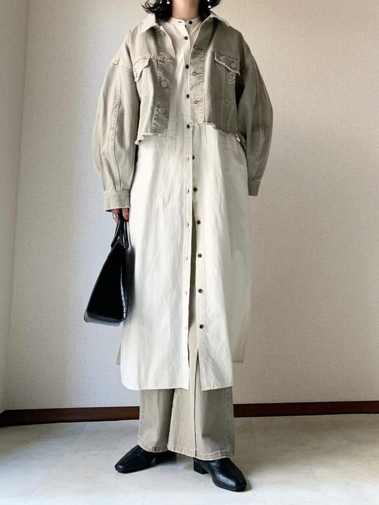 デニムジャケット Gジャンの冬のレディースのコーデを画像で紹介 レディースコーデコレクション