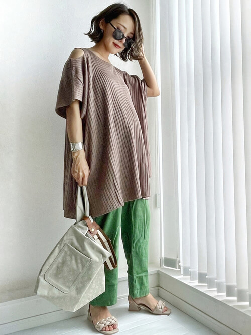 マタニティウェアコーデ22 春夏編でおしゃれな着こなしを紹介 レディースコーデコレクション