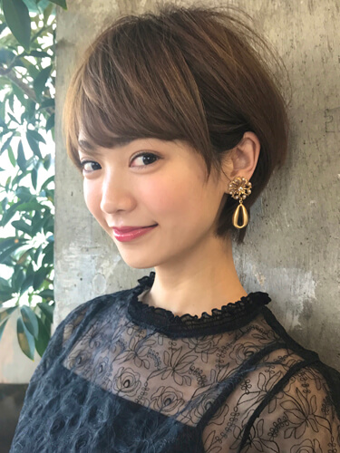 結婚式のショートの髪型 編み込みなど自分で簡単ヘアアレンジ レディースコーデコレクション