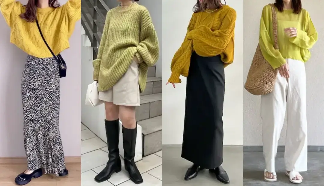 黄色ニットのコーデ!大人女子の着こなし方と似合う色や人気の黄色ニットを紹介!