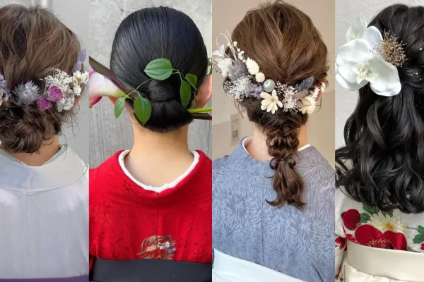 2024卒業式で袴に合うセミロングの髪型18選！アップ・ハーフアップ・ダウンスタイルとおすすめヘアアレンジを紹介