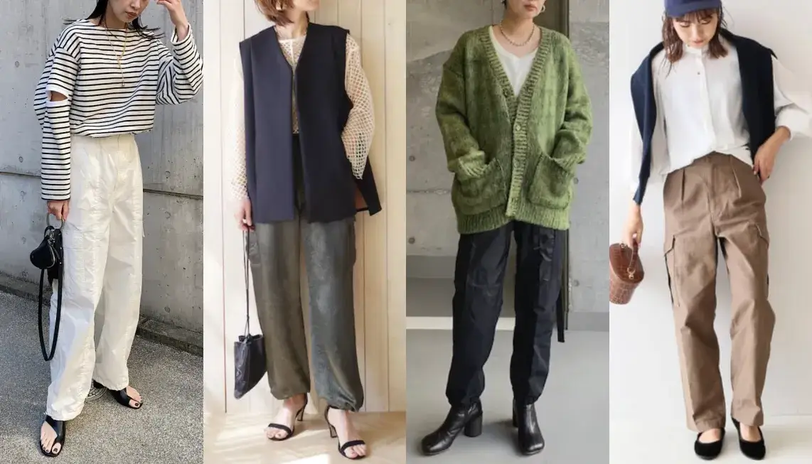 カーゴパンツのレディースコーデ2023！最旬の着こなし方と人気のカーゴパンツを紹介！