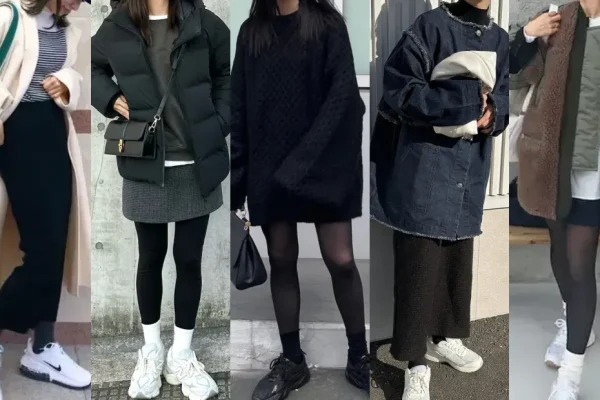 タイツとスニーカーの合わせ方2024！大人女子のお手本コーデ13選と最旬着こなし術を紹介！